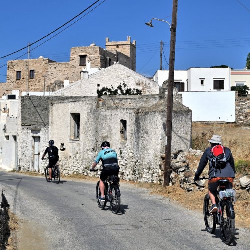 Naxos. Randonnée à vélo