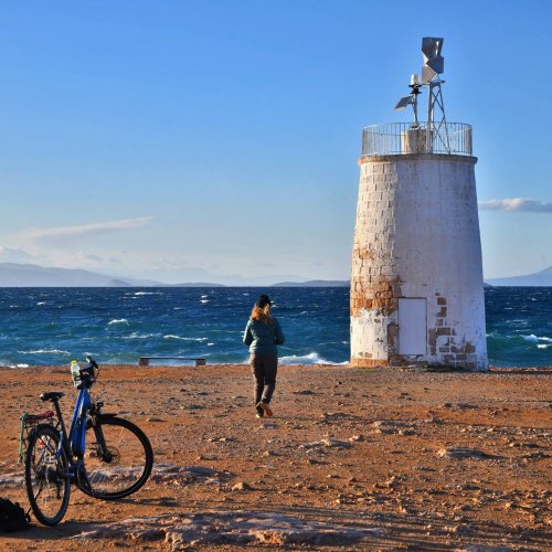 Island hopping and cycling holidays near Athens