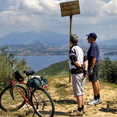 Vacances à vélo sur l'île de Spetses