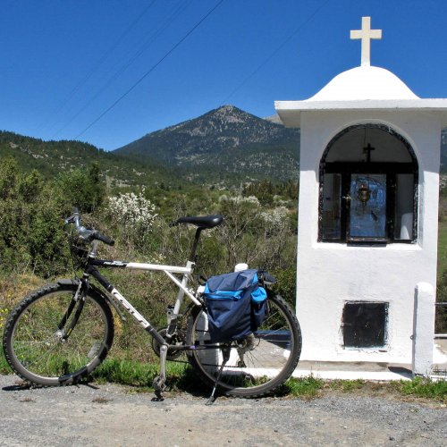 Mountain bike touring in Arcadia
