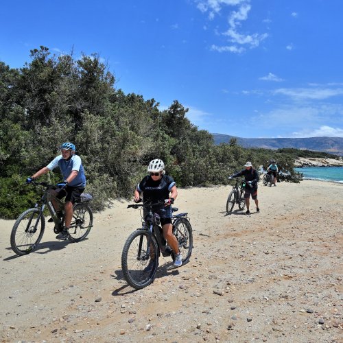 Naxos. Randonnée à vélo