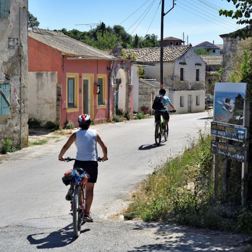 Cycling on Corfu: Through olive groves and traditional villages