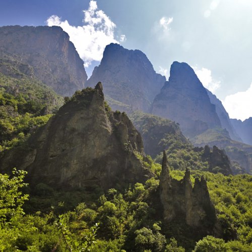 From the Aegean to the Ionian Sea. Mt Olympus, Meteora, Vikos Gorge and Corfu